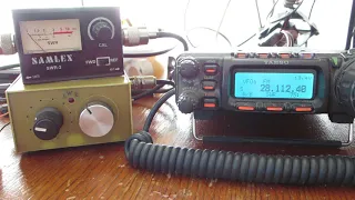 Тест, обзор. КСВ-метр "Samlex SWR-2" Test, review. SWR meter "Samlex SWR-2". Радиосвязь на КВ EW8OO