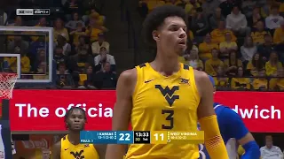 West Virginia vs Kansas | 2023.1.7 | NCAAB Game