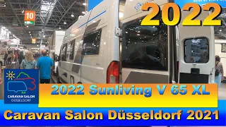 2022 SunLiving V65 XL Walkaround Caravan Salon Düsseldorf 2021