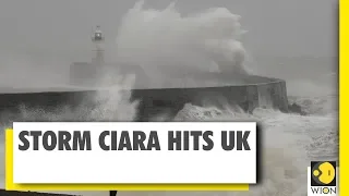 Floods and travel disruption as UK hit by storm Ciara | WION News | World News