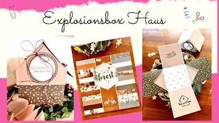 ☀️💞 Explosionsbox Haus basteln I in cm I  DIY I Annilis Welt ☀️💞