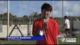 St. John's, Guam High match-up in beach volleyball