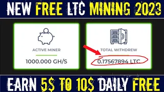 Free Litecoin Mining Website 2023 | Best LTC Mining Site |Free LTC Faucet Claim | Instant Payout