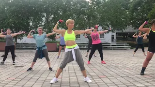 “BREAK MY HEART” by Dua Lipa - Dance Fitness Workout with Free Weights Valeoclub