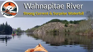 Wahnapitae River | Strong Current | Surprise Waterfall | Paddling Sudbury