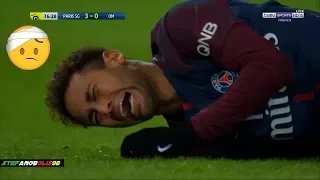 Neymar Jr ⚽ Injury + Marseille Shameful Defenders Hunting on Neymar ⚽ 2018 | HD  1080i #Neymar