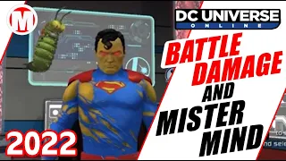 DCUO Battle Damage Slimline and Mister Mind