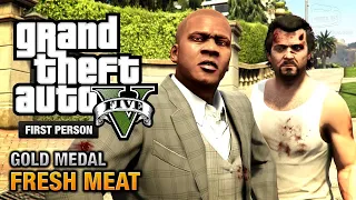 GTA V - Mission #58 - Fresh Meat (100% Gold Medal Guide)