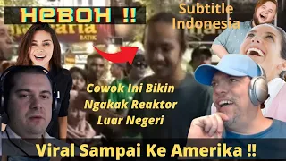SO FUNNY‼️YOUTUBER BULE SAMPAI MAU JOGET KE INDONESIA KARENA COWOK INI | ANGKLUNG MALIOBORO REACTION