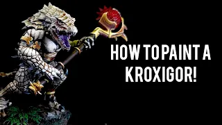 Painting a Kroxigor - Seraphon release 2023