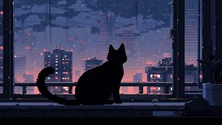 Rainy day in 1980s 🌧 lofi hip hop radio 🐾 Relax/sleep/healing [ Lofi Hip Hop - Chill Mix ]