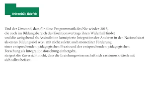 Partizipative Diversität, F. Remmo: Prof. Dr. Paul Mecheril