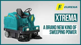Industrial Floor Sweeper Eureka Xtrema | sweep all surfaces rapidly and efficiently