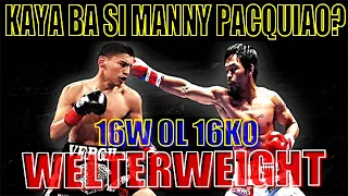 BOXER NA WALANG TALO NA PINATAOB ANG LAHAT NG OPPONENT KAYA BANG GAWIN SA ISANG MANNY PACQUIAO