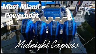 Midnight Express The power Boat #viral #viralvideo #dronevideo    4K