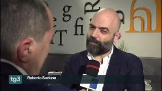 TG3 - Roberto Saviano presenta a FOQUS il suo nuovo romanzo “Solo è il coraggio”.