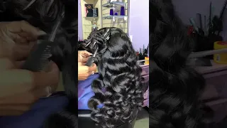 Watch me set these beautiful Hollywood Waves!!  #hair #explorepage #hairstyle #waves #bridalhair