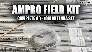 AMPRO FIELD KIT 80-10M COMPLETE ANTENNA SET