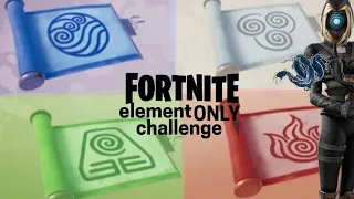 Element Only Challenge (dansk fortnite)