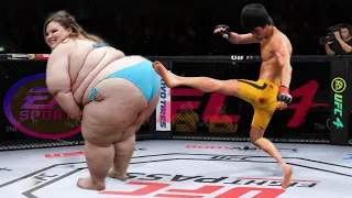 UFC4  Bruce Lee vs Alexus Danisha EA Sports UFC 4