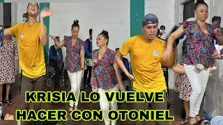 KRISIA VUELVE A BAILAR CON OTONIEL MIRA ESTO FUE GENIAL