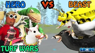 Heroes vs Beasts Turf War [S2] | SPORE