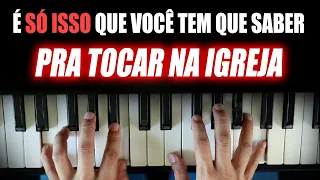 Com APENAS ISSO você vai tocar teclado NA IGREJA (aula de teclado)