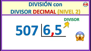 📌 DIVISIÓN con DECIMALES en el DIVISOR  | Super fácil 😎 | Ejercicio N° 4