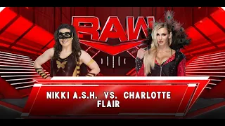 Nikki A.S.H. vs. Charlotte Flair: Raw, Aug. 2, 2021 WWE 2K23 4K Ultra