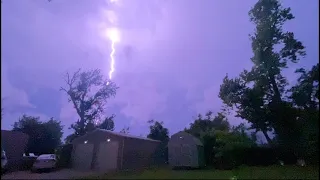 Extreme lightning on April 8th, 2024 - Southwest Louisiana