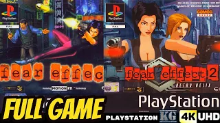 Fear Effect DUOLOGY COLLECTION [PS1] Gameplay Walkthrough FULL GAME [4K60ᶠᵖˢ UHD🔴]