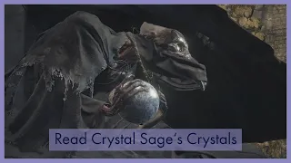 Dark Souls 3 - Learn how to know where Crystal Sage will teleport to