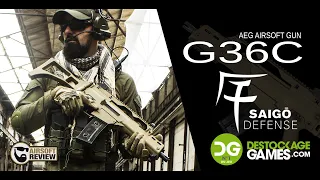 [FR] G36C SAIGO DEFENSE AEG / DESTOCKAGE-GAMES # AIRSOFT REVIEW