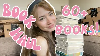HUGE Amazon book unboxing haul + barns and noble book haul! SO MANY ROMANCE BOOKS
