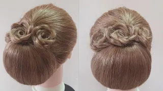 Enhance Your Beauty: Trendy Low Bun Hairstyle for Saree | Hairstyle for ladies