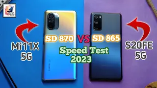 Samsung S20FE 5G VS Mi 11X 5G Speed Test 2023 🔥