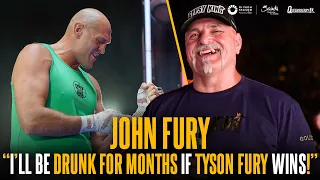 “I’ll be drunk for months if Tyson wins!” John Fury admits to slaughtering his son for Usyk bout 😮‍💨