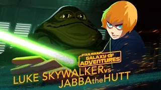 Luke vs. Jabba - Sail Barge Escape | Star Wars Galaxy of Adventures