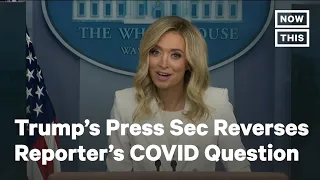 Trump's Press Sec. Kayleigh McEnany Attacks Reporter During COVID-19 Briefing | NowThis