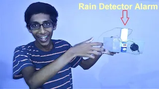 how to make rain detector alarm working model | inspire award winning science project |  DIY pandit