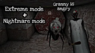 Granny v1.8 How to make Granny angry in Extreme Mode + Nightmare mode