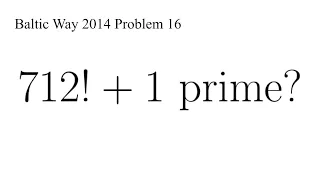 Is 712!+1 a Prime Number?