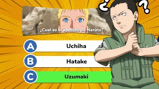 ¿CUÁNTO SABES DE NARUTO SHIPPUDEN? 🤓​👀​ EXAMEN 50 PREGUNTAS | ¿PUEDES APROBAR?