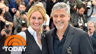 George Clooney And Julia Roberts Joke About On-Screen Kiss