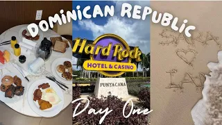 HARD ROCK HOTEL & CASINO PUNTA CANA, DOMINICAN REPUBLIC VLOG - Day 1