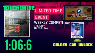 Asphalt 9 | Volkswagen W12 COUPE Key claim | weekly competition | TouchDrive 1:06.6 | City by Bay