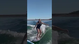 Beginner Wakesurfer Sucess