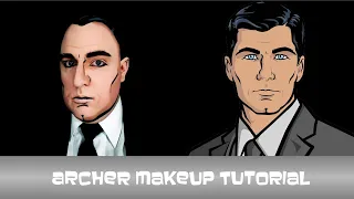 Sterling Archer cosplay makeup tutorial