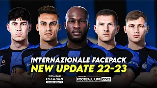 INTERNAZIONALE FACEPACK NEW UPDATE 22-23 | SIDER AND CPK | EFOOTBALL PES 2021 & SP FOOTBALL LIFE 23