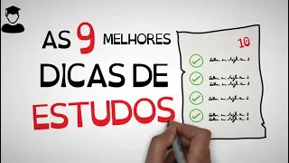 ESTUDE DE FORMA EFICIENTE | AS 9 MELHORES DICAS DE ESTUDO | Seja Um Estudante Melhor